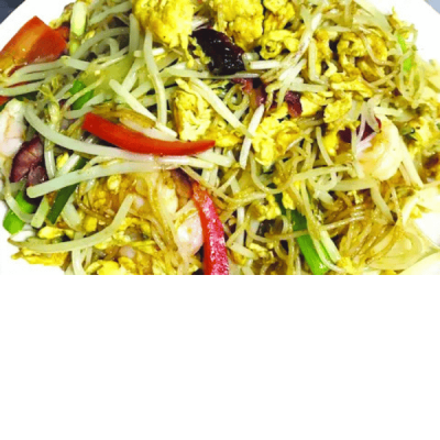 411. Pan Fried Vermicelli - Singaporean Style