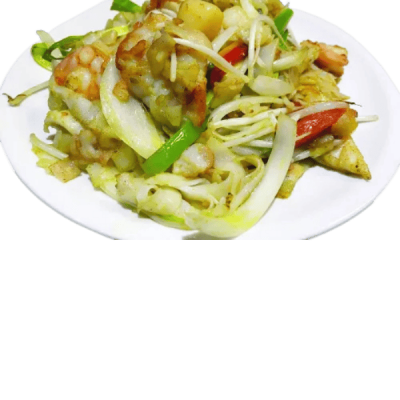 406 B. Shrimp Chowfun/Dry Style