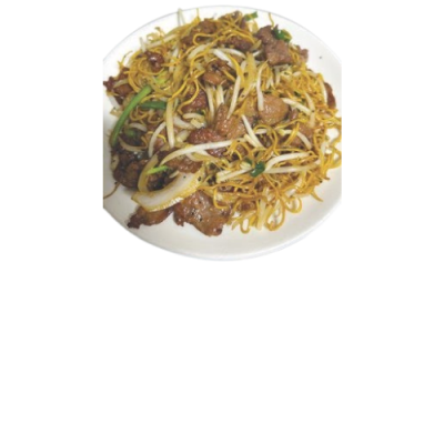 408. Beef Chow Mein w/ Black Pepper Sauce